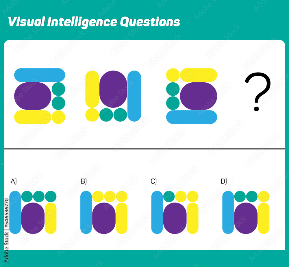 Visual intelligence questions IQ TEST, visual intelligence questions