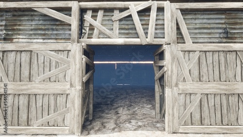 3d illustration, A strange house in the middle of the forest, look like the house is calling you, sci-fi concept art, Welcome to the house