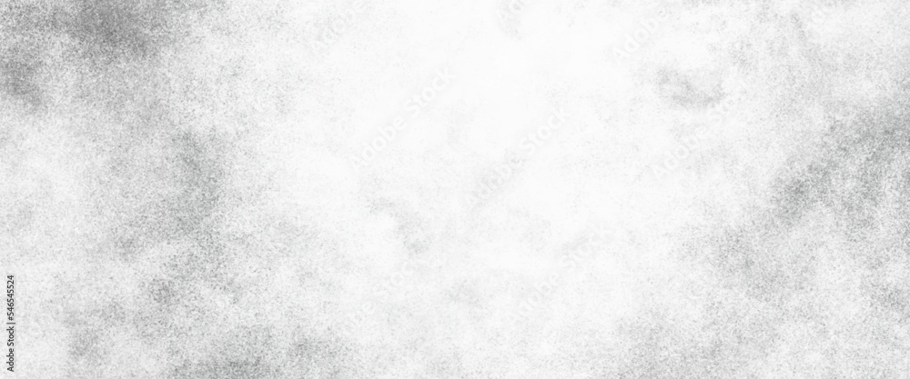 White paper background illustration with soft white vintage or antique distressed texture on borders in light pale white or beige color, elegant solid plain white background with faint marbled sponge.