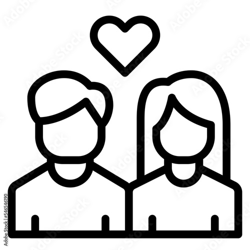 couple love dating relationship icon