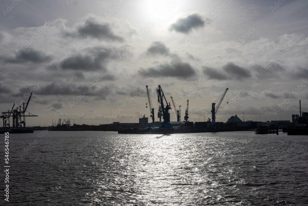 Pictures from the port of Hamburg