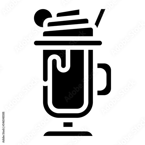 chocolate frappe sweet hot drink icon