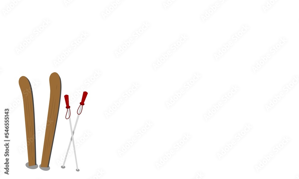 winter illustration, winter landscape for your design winter illustration, winter landscape for your design