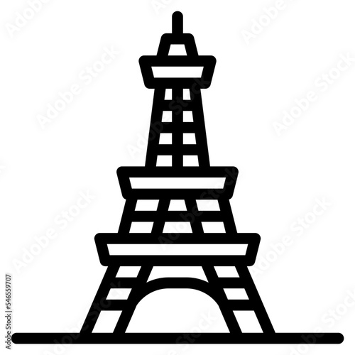 eiffel tower travel france landmark icon
