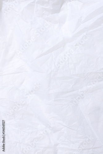 White paper crumpled background