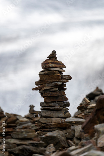 Mountain scenery high in the Alps. Walking the Peiljoch  2676m  Trail. Hiking in Stubaital Valley. Photo   s of Stubaital Austria  Mieders  Neustift  Milders  Schonberg  Mutterberg  Volderau. 