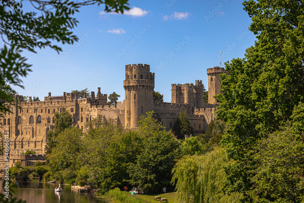 Warwick - May 27 2022: Epic Castle of Warwick, England.