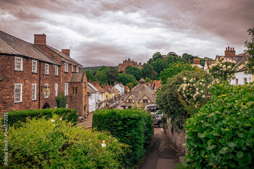 Dunster - May 29 2022: The old rural town of Dunster, England. photo