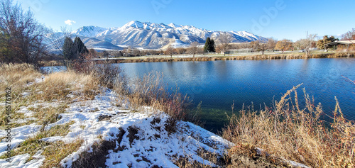 Mount Mendon and Wellsville Reservoir, Cache Valley Utah