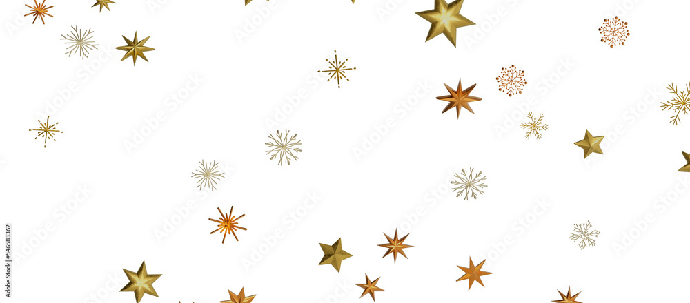 Snowflakes and bokeh lights on the blue Merry Christmas background. 3D render Snowflakes and bokeh lights on the blue Merry Christmas background. 3D render