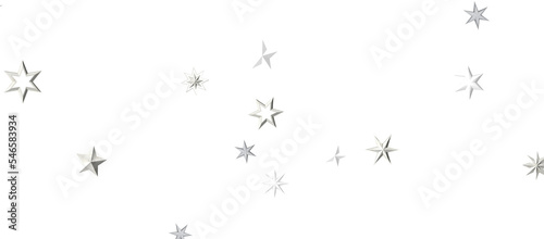 Snowflakes falling for christmas decoration abstract