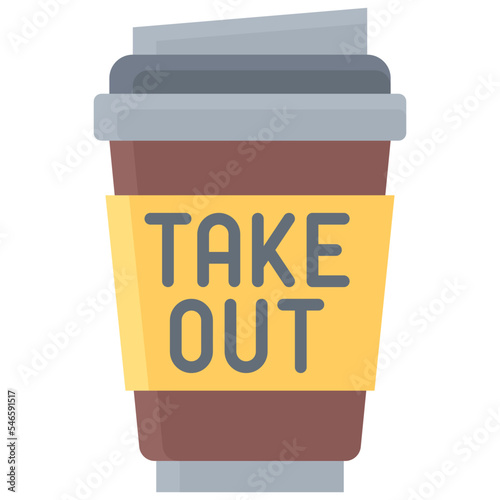 To go coffee icon, Coffee shop related vector