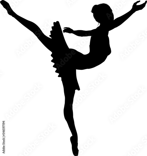 Silhouette Ballet Dancer