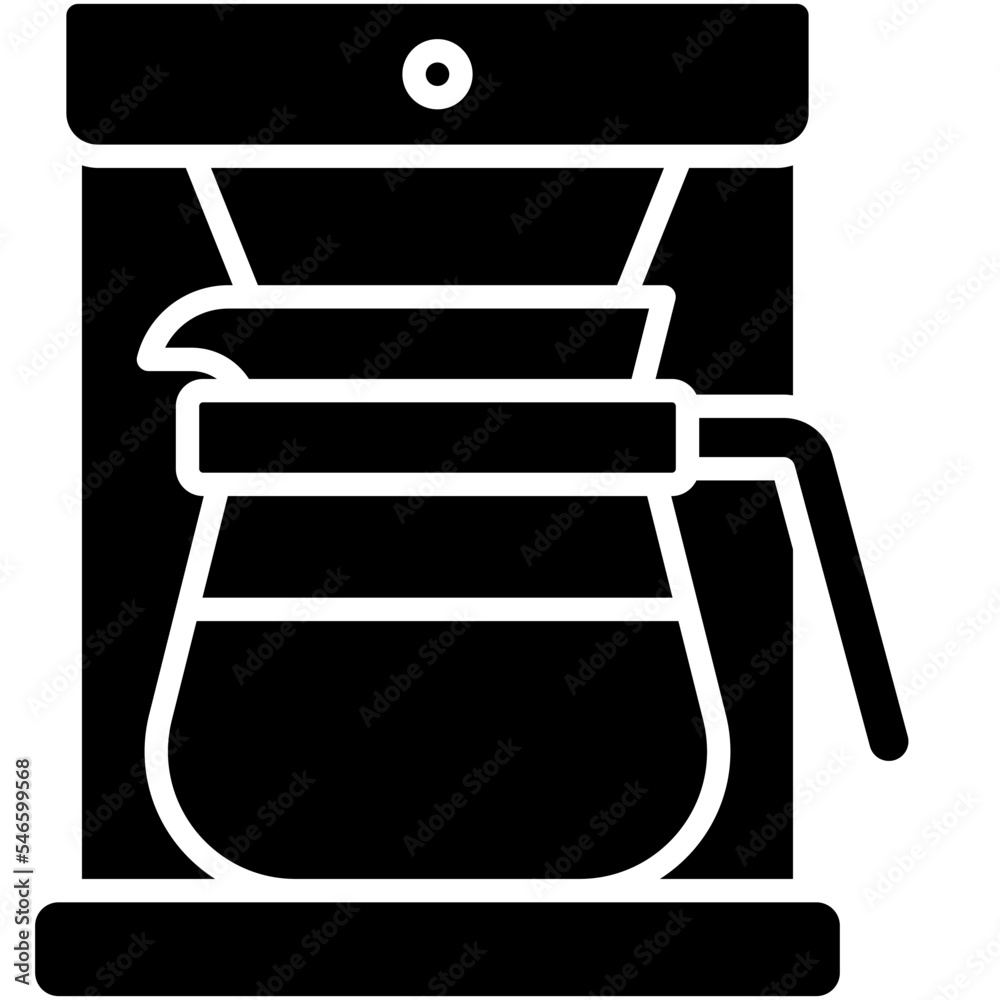 Drip coffee maker icon, Coffee shop related vector Drip coffee maker icon, Coffee shop related vector