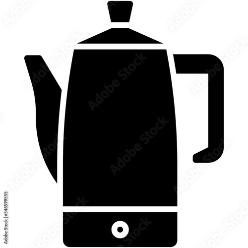 Coffee percolator icon, Coffee shop related vector