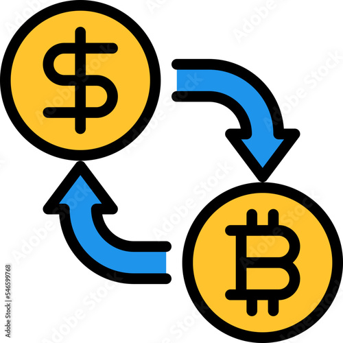 fiat money line filled icon