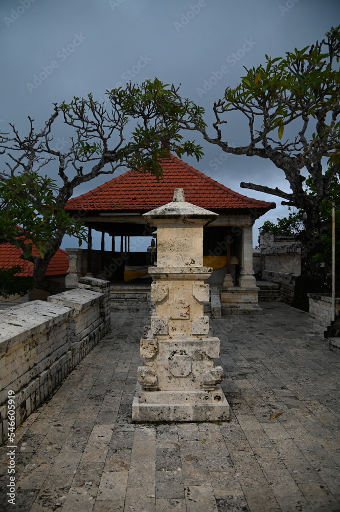 Bali, Indonesia - November 7, 2022: The Uluwatu Temple on a Cliff Bali, Indonesia - November 7, 2022: The Uluwatu Temple on a Cliff
