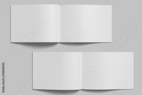 A4 Landscape Magazine Mockup