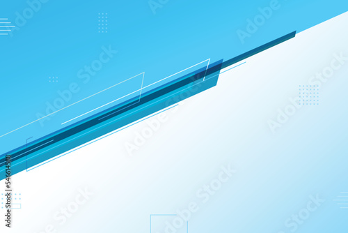 Blue abstract with diagonal strips background vector illustration