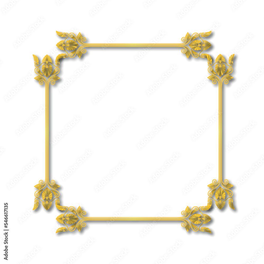 Obraz premium Frame, in the style of an ornament, Vector illustration eps 10, Art. 