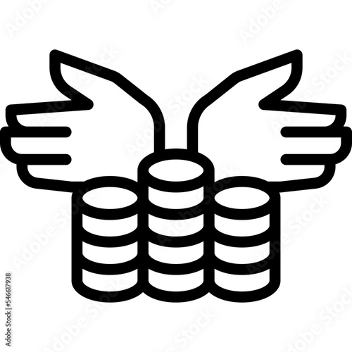Obraz na plátně all in outline icon