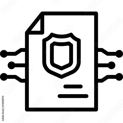 smart contract outline icon