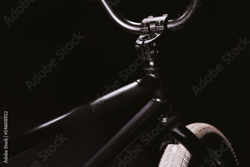 Fotografiet bmx bicycle frame