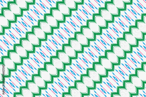 ฺฺBatik Textile Ikkat or ikat floral seamless pattern digital vector design for Print saree Kurti Borneo Fabric border brush symbols swatches cotton