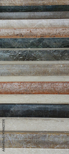 escaliers de marbre