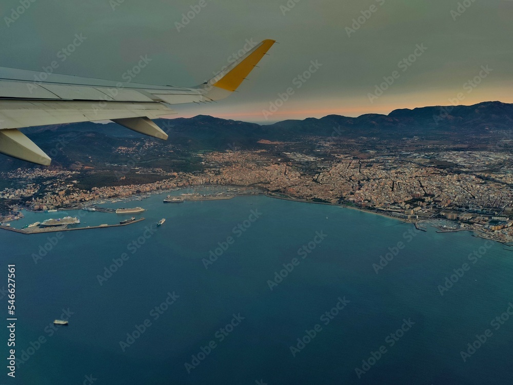 Fototapeta premium Desde el avión