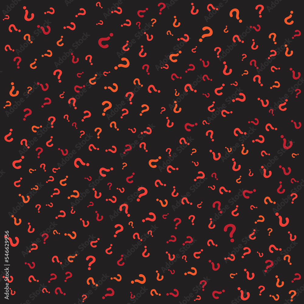 Colored background with question marks. Colored background with question marks.