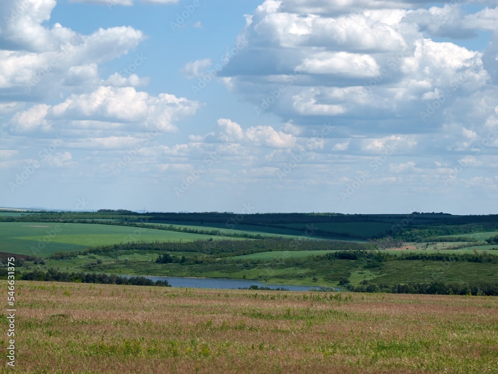 Ukrainian landscape in Donetsk region Ukrainian landscape in Donetsk region