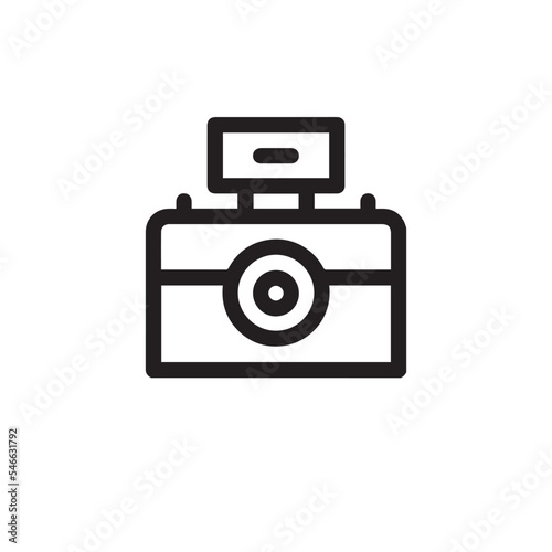 photo camera vector icon sign symbol