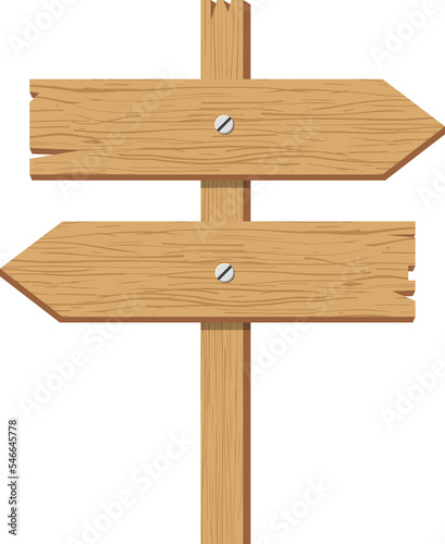 Wooden signboards icon © Rogatnev