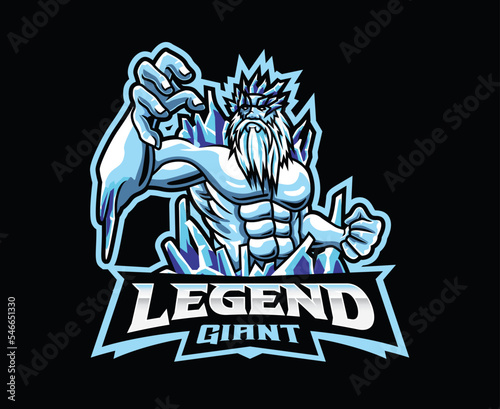 Ymir mascot logo design