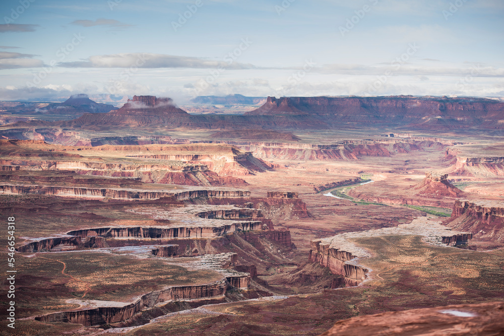 Overlooking The Maze in Canyonlands National Park Overlooking The Maze in Canyonlands National Park