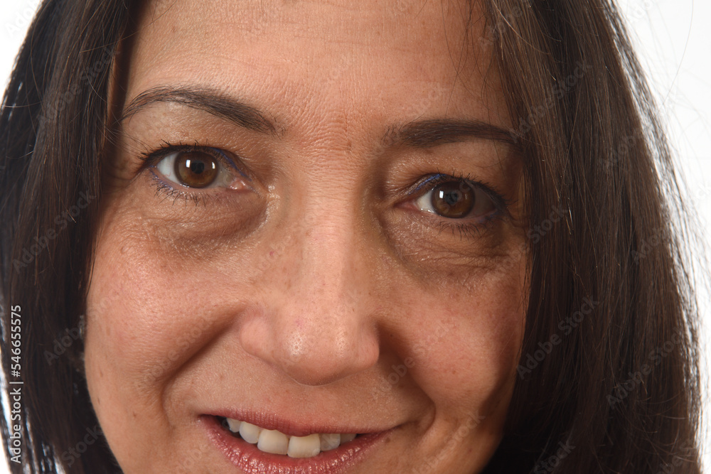 detil of a face of a woman detil of a face of a woman