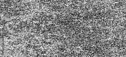 Monochrome texture composed of irregular graphic elements. Distressed uneven grunge background. Abstract vector illustration. Overlay for interesting effect and depth. Isolated on white background.