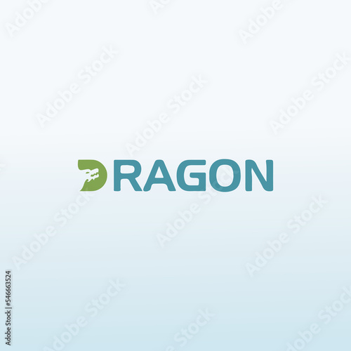 dragon vector logo design idea