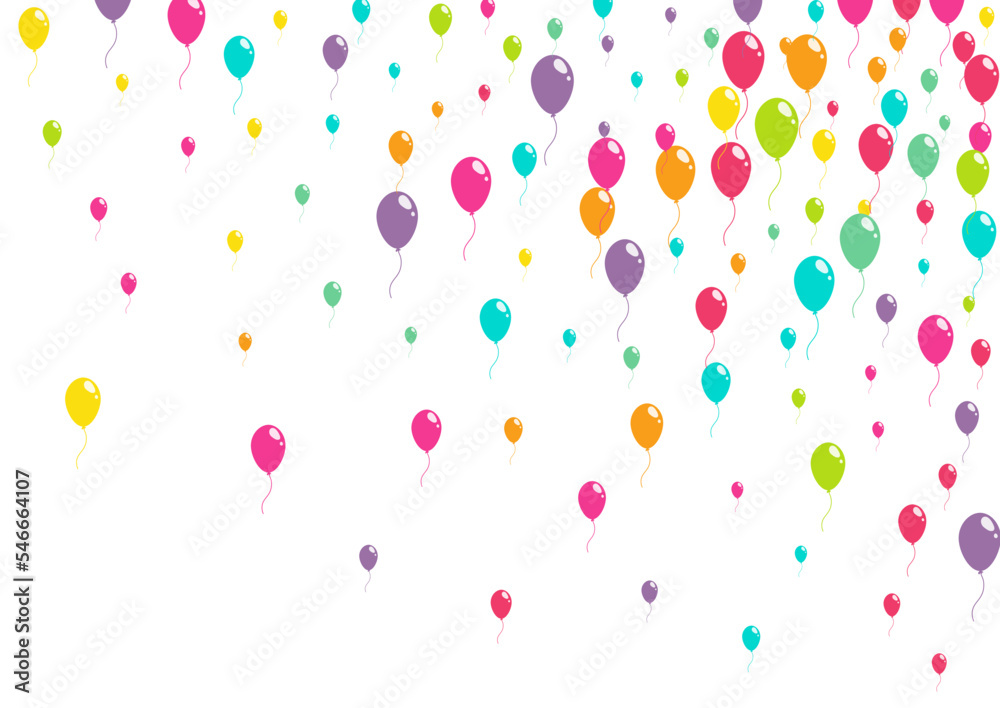 Cute Surprise Baloon Vector  White Background.