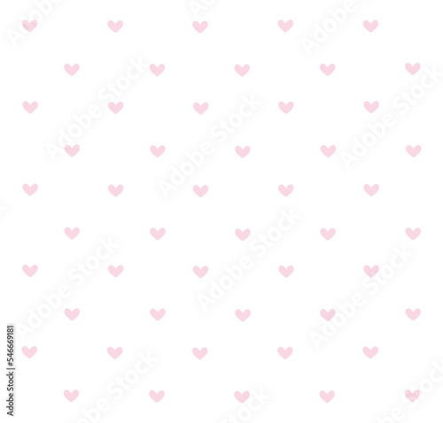 Cuoricini rosa su sfondo bianco