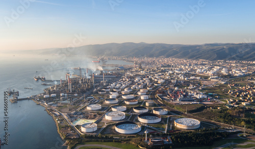 Oil Refineries in west of Turkey