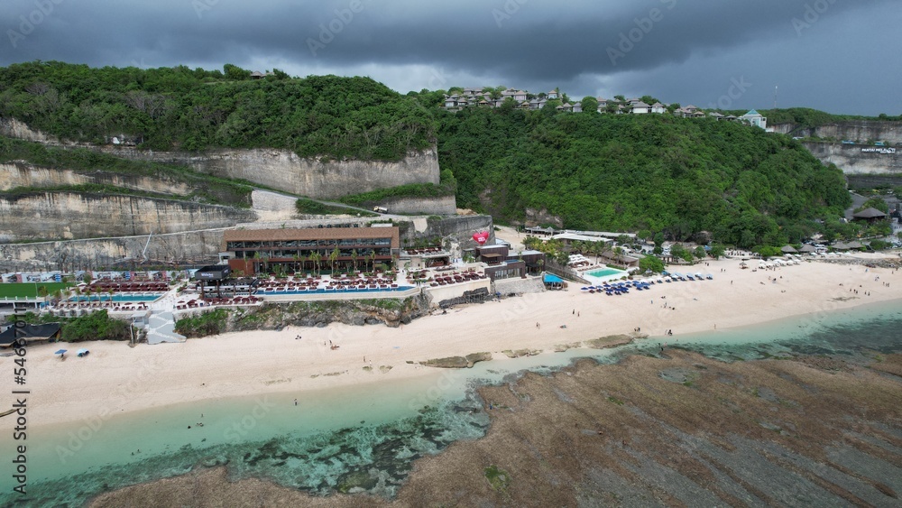 Bali, Indonesia - November 7, 2022: The Beaches and Cliffs of Uluwatu Bali Indonesia