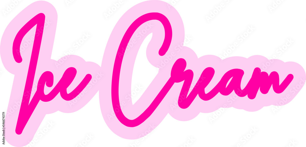 Ice cream logo abstract element Ice cream logo abstract element