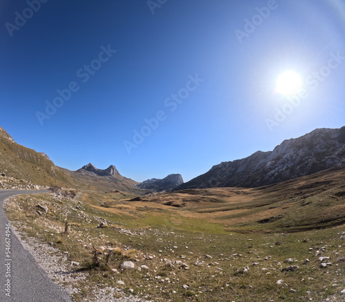 Montenegro Durmitor national park aerial panorama landscape view,Crna Gora,Europe,northwestern Montenegro,part of the Dinaric Alps Dormitor photo