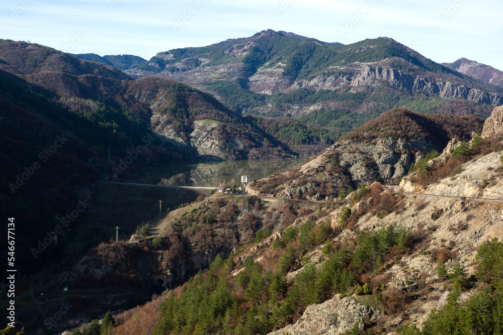 Rhodope Mountains near Borovitsa River, Bulgaria Rhodope Mountains near Borovitsa River, Bulgaria