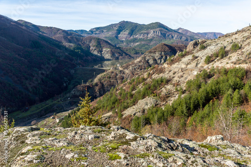 Rhodope Mountains near Borovitsa River, Bulgaria