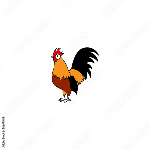 rooster vector design