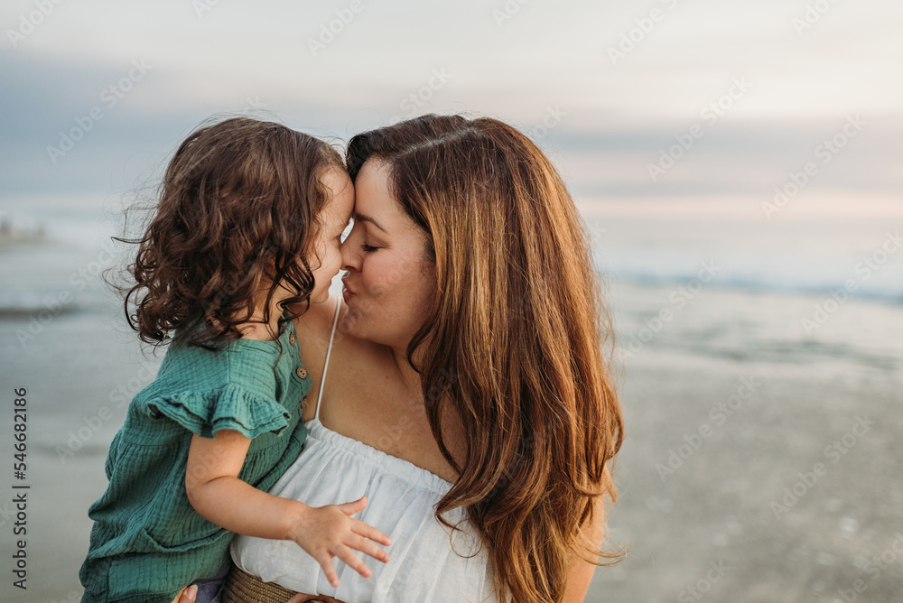 Sweet moment between mom and her girl Sweet moment between mom and her girl