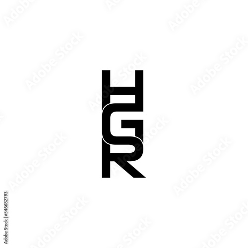 hgr letter initial monogram logo design © ahmad ayub prayitno